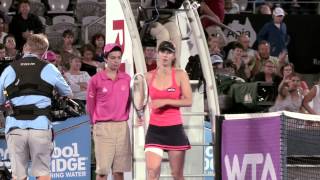 Match point Tsvetana Pironkova wins Apia International Sydney 2014 [upl. by Dearman]