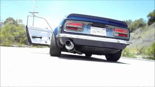 240z Triple Mikuni 44h with Mazdaspeed exhaust [upl. by Watters]