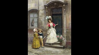 Jules Girardet 18561938 French artist ✽ Romantic music [upl. by Anaejer]