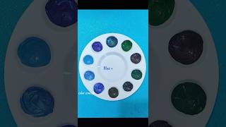 Blue 🔵     color mixing recipe art colormixing painting colorconcept [upl. by Butterworth]