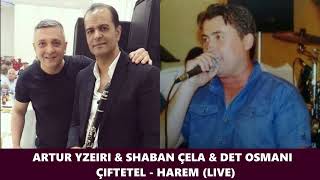 Artur Yzeiri amp Det Osmani amp Shaban Cela  Ciftetel Harem LIVE [upl. by Kcirdderf374]