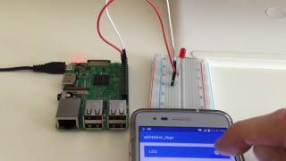 Raspberry Pi connected and controlled from the thingerio IoT Platform [upl. by Ver]