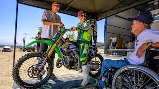 Dirt Shark  RC 125  Ricky Carmichael on a KX 125 2 Stroke [upl. by Asel110]