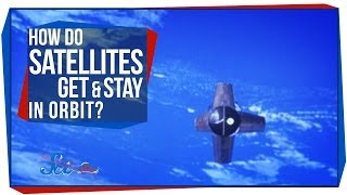 How Do Satellites Get amp Stay in Orbit [upl. by Yorgen]