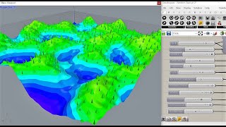 Rhino Grasshopper Random Terrain Generation [upl. by Esylle]