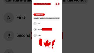 Guess the Answer Canadian citizenship test  Part 1 shorts [upl. by Annaili]