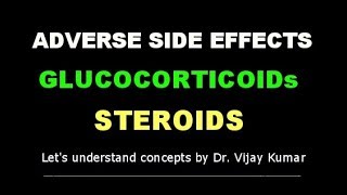 Glucocorticoids Side Effects  Steroid Side Effects  Glucocorticoid Pharmacology [upl. by Albur]