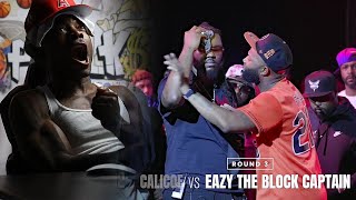 EAZY THE BLOCK CAPTAIN VS CALICOE Go The FK OFF😳 SMACKURL SummerMadness12 BATTLE  REACTION [upl. by Athalla]