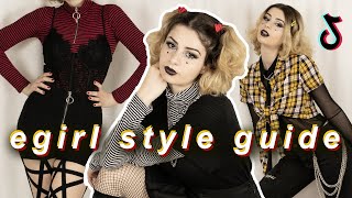 How to Dress Like a TikTok Egirl  Aesthetic Internet Style Guide [upl. by Hwang696]