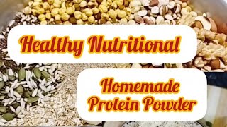 Homemade protein powder for weight gain Homemade Energy Powder to Cure 100Health Problems [upl. by Nyrb171]