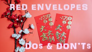 Chinese New Year Red Envelopes  Giving and Receiving Etiquette [upl. by Yxor]