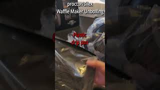 Proctorsilex Waffle Maker Unboxing [upl. by Nyssa537]