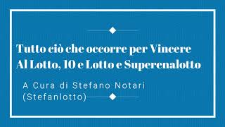 previsioni vincenti stefanlotto [upl. by Ynhoj]