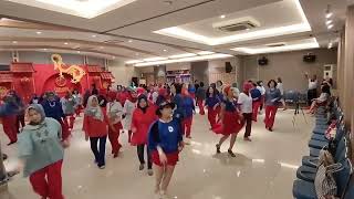 PIZZIRICCO CHA  Line Dance  High Beginner  Demo KLDP Purwokerto [upl. by Floria523]