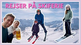 VI REJSER PÅ SKIFERIE🚆⛷️🏔️ Togrejsen lejlighedstour og den første dag på ski│LOUISE SOPHIA♡ [upl. by Genesa]