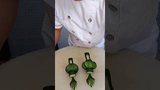 Learn How to Cucumber🥒 Make Carving cutting designCreative VagetableEasy Cucumber carving design [upl. by Enala]