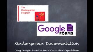 Google Forms for Kindergarten Observations [upl. by Angy]