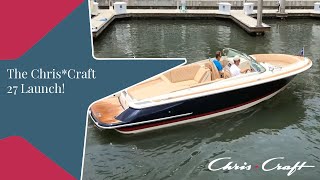 Chris Craft 27 Launch Forward Drive [upl. by Anawek587]