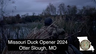 Missouri Duck Opener 2024  Otter Slough Dudley MO [upl. by Arriek]