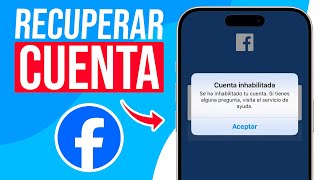 Como RECUPERAR mi CUENTA de Facebook INHABILITADA ¡SOLUCION [upl. by Freddie]