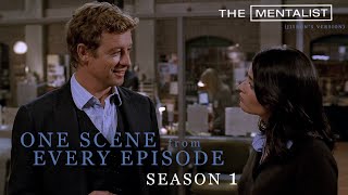 one scene from every episode jisbons version the mentalist season 1 [upl. by Ahsima]