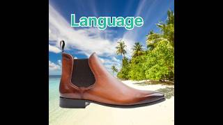 Language shoe fashion boots chelsea shoe shorts [upl. by Ahsinev168]