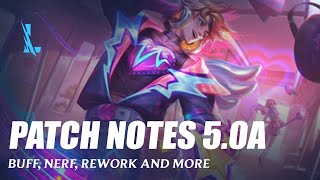 Patch Notes 50A  Wild Rift [upl. by Lucho174]