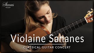 Violaine Sananes  Online Guitar Concert Works by A Barrios Tarrega amp J S Bach  Siccas Guitars [upl. by Ahron228]