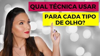 AULÃO 32 QUAL TÉCNICA DE MAQUIAGEM USAR PARA CADA TIPO DE OLHOS [upl. by Yovonnda684]