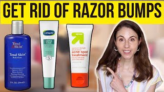 HOW TO GET RID OF RAZOR BUMPS  Dermatologist DrDrayzday [upl. by Yecal]