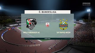 FIFA 22  Wolfsberger vs Rapid Wien  Austria Bundesliga  21 May 2022  Gameplay [upl. by Ailalue]