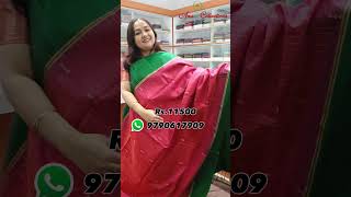 Pure Kanjivaram Silk Sarees  Rs11500  03Nov2024  AnuSCollections [upl. by Danit417]