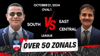 O50s South Zone vs East Central Zone  Masters Cricket USA Zonals 2024  Dubai at The Sevens Stadium [upl. by Rowell346]