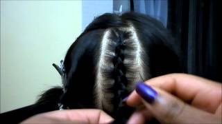 Aime tes cheveux 10  Tutoriel quotComment faire une tresse ou natte collée quot [upl. by Hieronymus]