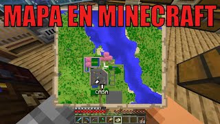 COMO hacer un MAPA LOCALIZADOR en Minecraft ✅ [upl. by Sauers107]