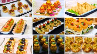 10 Party Appetizers Starters and Finger Food Ideas  Easy and Delicious Snacks [upl. by Gula]