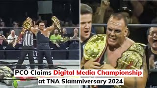 PCO Claims Digital Media Championship at TNA Slammiversary 2024 [upl. by Belvia409]