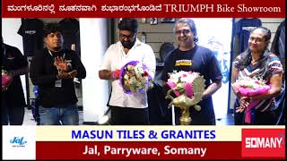 Mangalore  Triumph bike showroom inauguration [upl. by Foscalina]