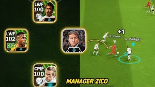 Is Manager Zico Worth 500 Coins  🤔  Manager Zico efootball  eFootball 24 [upl. by Annoid]