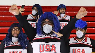 Starrkeisha’s Quarantine Cheer Squad 🔥😂 [upl. by Philine]