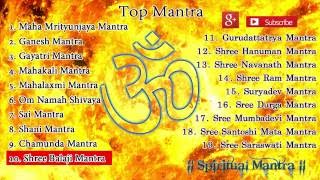 Top 19 Mantras  Full Songs   Shiv mantra  Ganesh Mantra  Sai Mantra  Hanuman Mantra [upl. by Sinnard]