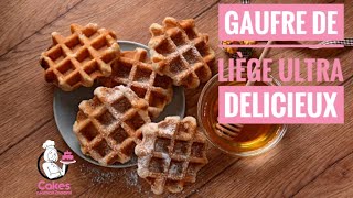 recette des gaufres de liège maison [upl. by Birkner]