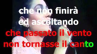 Mia Martini  Volesse il cielo  KARAOKE [upl. by Nedearb]