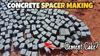 Cement Cake Easy Way to Make Concrete Spacer [upl. by Chadbourne940]