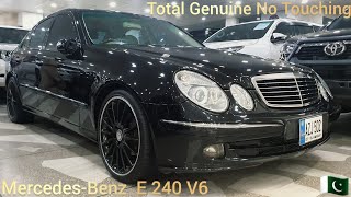 Mercedes E240 Avantgarde 2005 Review amp Price Auto Reviews by Asad [upl. by Eiramnaej]