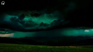 Calm Before the Storm Relaxing Storm Environment  Thunder Sounds of Nature  ASMR rain for sleep [upl. by Clellan]