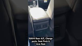 2024 RAV4 XLE Rear Passenger AC And Charge Ports rav4 shorts toyota xle [upl. by Yecniuq]