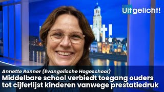 Uitgelicht 4 november 2024  Annette Ronner over school die ouders toegang tot cijferlijst verbiedt [upl. by Eatnoed658]