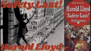 Safety Last 1923  Harold Lloyd  Colorized 50fps  Stunning 4K Restoration [upl. by Ayaet]