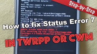 Fix TWRP Updater process ended with ERROR 7 [upl. by Kinsley]